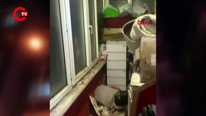 Güngören'de Yalova depreminde hasar gören bina boşaltıldı