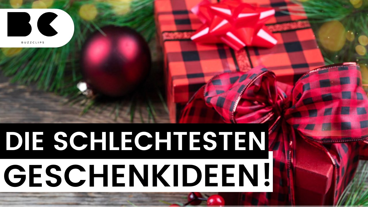 Das sind die schrecklichsten Weihnachtsgeschenke!