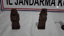 Malatya'da tarih eser operasyonunda 5 heykel ele geçirildi