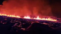 Islandia declara el estado de emergencia por la erupción de un volcán cerca de Grindavík