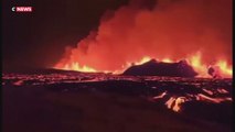 Les images impressionnantes de l'éruption volcanique en Islande
