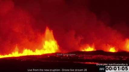 La erupción del volcán en Islandia