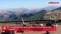 Irak ve Suriye'deki operasyonlarda 7 terörist etkisiz hale getirildi