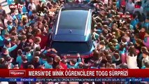 Mersin'de minik öğrencilere TOGG sürprizi