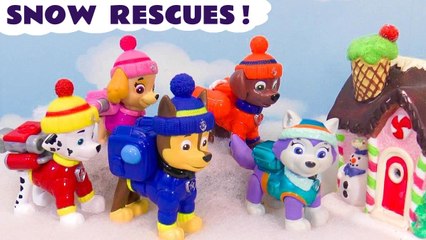 Mighty Pups Paw Patrol Rescues In The Snow Story