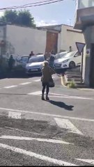 Vídeo detención de un hombre que amenazó a una menor con un cuchillo