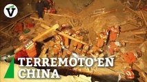 Más de 100 personas muertas tras un terremoto en el noroeste de China