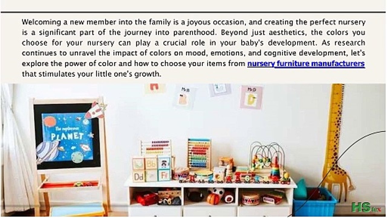 Choosing The Nursery Furniture that Stimulates Development: housetexchina