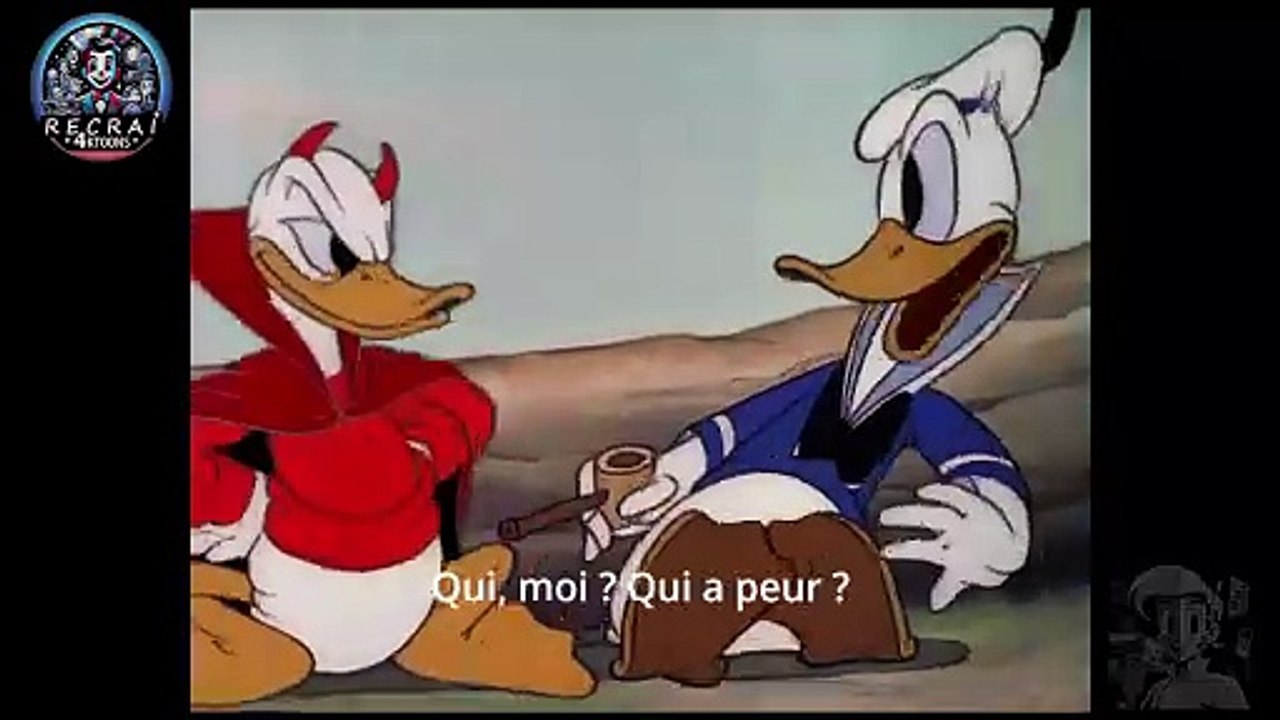 Donald's Better Self 1938 - Partie 3/5 - VOSTFR - Dessin Animé Classique en 4K par RecrAI4KToons