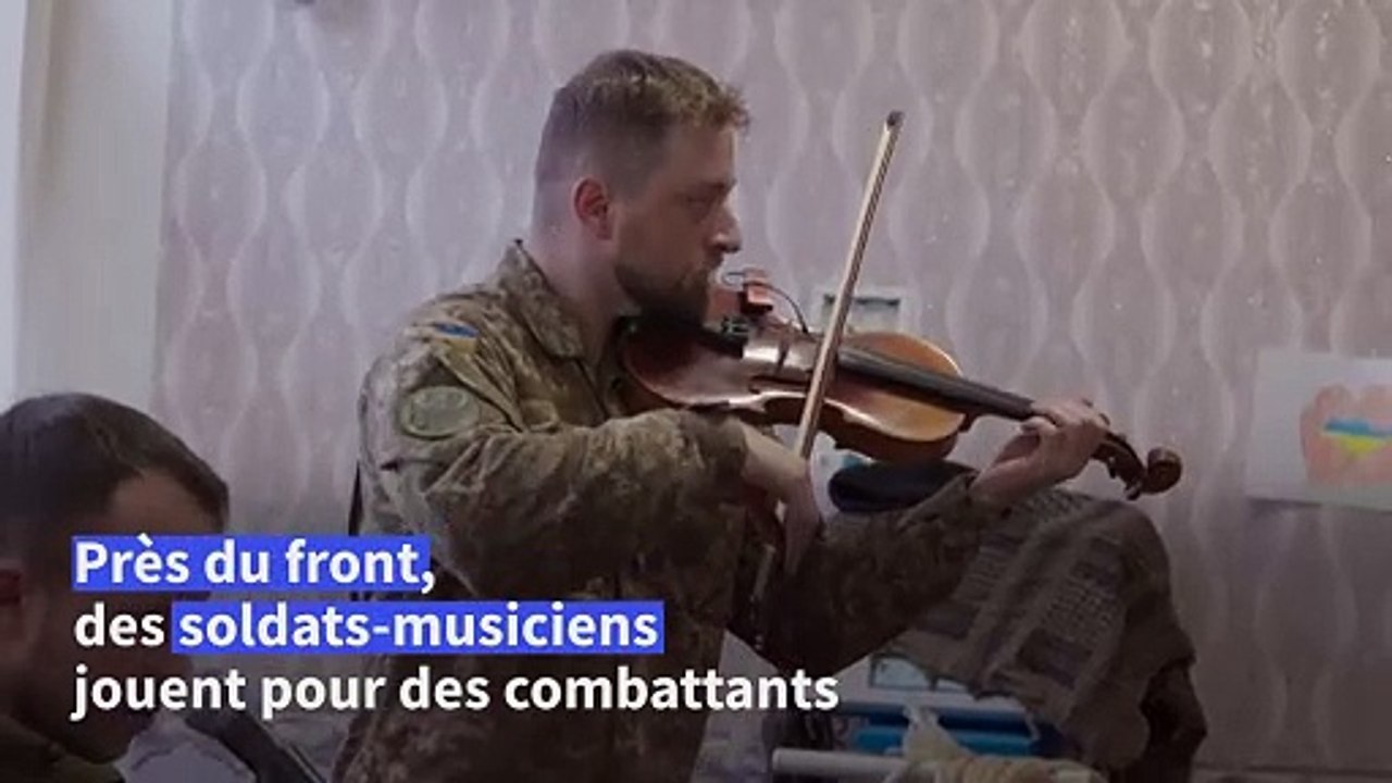 Ukraine: de la musique pour tenter d'oublier les tranchées