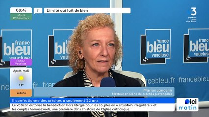 Marius Lancelin, jeune créchiste vauclusien de 22 ans