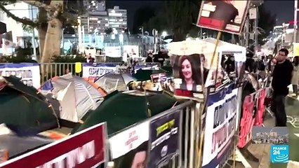 Israelis ramp up calls for return of hostages after Hamas posted video