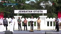Kala Bima Arya Pamit ke Presiden Jokowi sebagai Wali Kota Bogor saat Peresmian Jembatan Otista