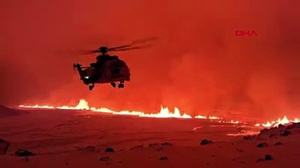 Yanardağda büyük patlama! Ortalık cehenneme döndü