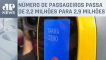 Tarifa zero em São Paulo gera alta de 35% no número de usuários de ônibus