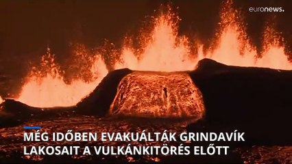 Kitört az izlandi vulkán, de már korábban evakuálták a helyieket