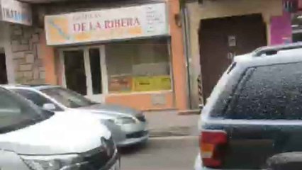 Nieva en Aranda de Duero