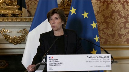 Attaques des Houthis en mer Rouge : « Des mesures prises en coordination avec nos alliés », annonce Catherine Colonna