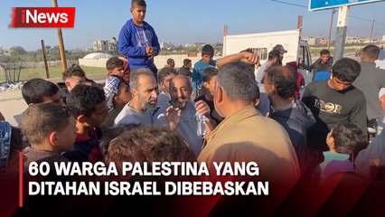 60 Warga Palestina yang Dibebaskan dari Tahanan Israel Mengaku Disiksa