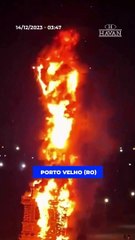 Luciano Hang oferece recompensa de R$ 100 mil para encontrar suspeitos de queimarem estátua da Havan