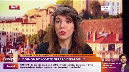 Gérard Depardieu : gros lapsus d'Apolline de Malherbe sur RMC qui le confond avec Gérald Darmanin