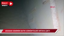 Zonguldak'ta batan geminin batık görüntüleri ortaya çıktı