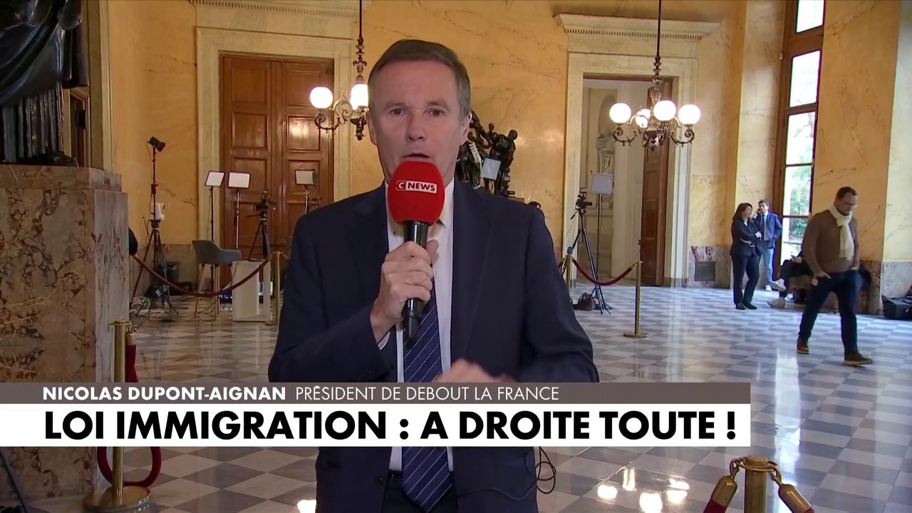 Nicolas Dupont-Aignan : «Je penche plutôt pour l'abstention ou le vote contre»