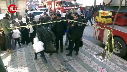 Son Dakika: Kurutma makinesinden yangın çıktı: İçeride mahsur kaldılar!