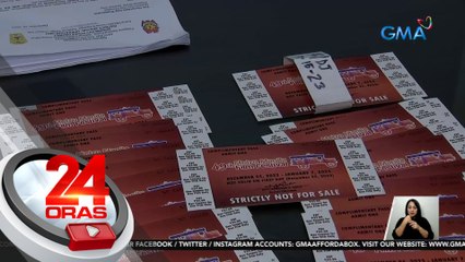 3 Suspek na nagbebenta umano ng pekeng MMFF complimentary ticket, arestado | 24 Oras
