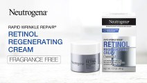 Neutrogena Rapid Wrinkle Repair Retinol Face Moisturizer, Fragrance Free, Daily Anti-Aging Face Cream with Retinol & Hyaluronic Acid to Fight Fine Lines, Wrinkles, & Dark Spots, 1.7 oz - Beauty & Perso