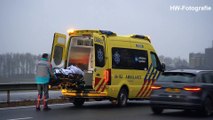 Gewonde bij kop-staartbotsing op A28 bij De Lichtmis