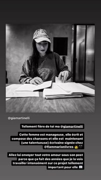 Hoshi encourage sa compagne Gia Martinelli dans sa nouvelle aventure