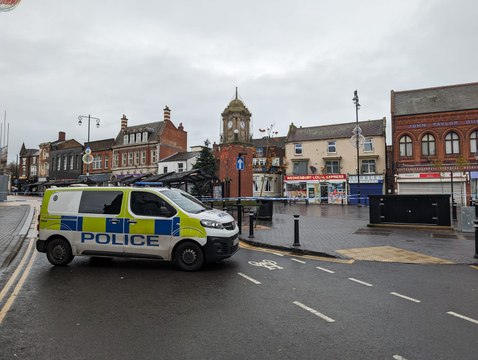 Wednesbury town centre area sealed off by police after reports of stabbing