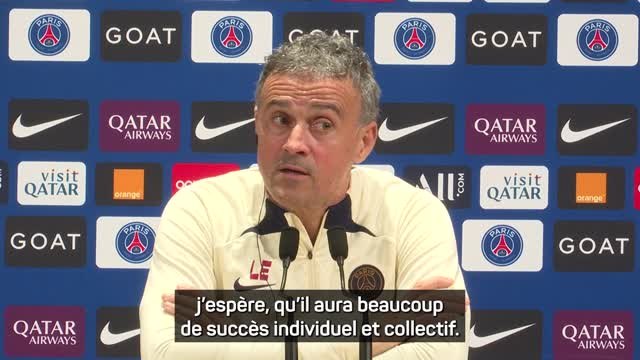 PSG - Luis Enrique : Mbappé est au sommet du football mondial