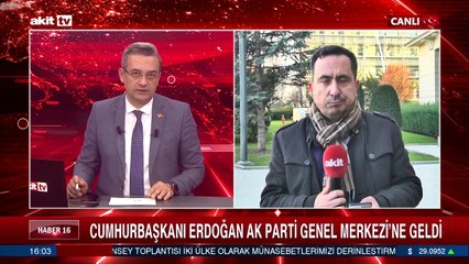 Cumhurbaşkanı Erdoğan AK Parti Genel Merkezi'ne geldi