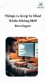 Key Elements Impacting Cost of Hiring PHP Developers #PHPDevelopers #HiddenBrains #PHPDevelopment