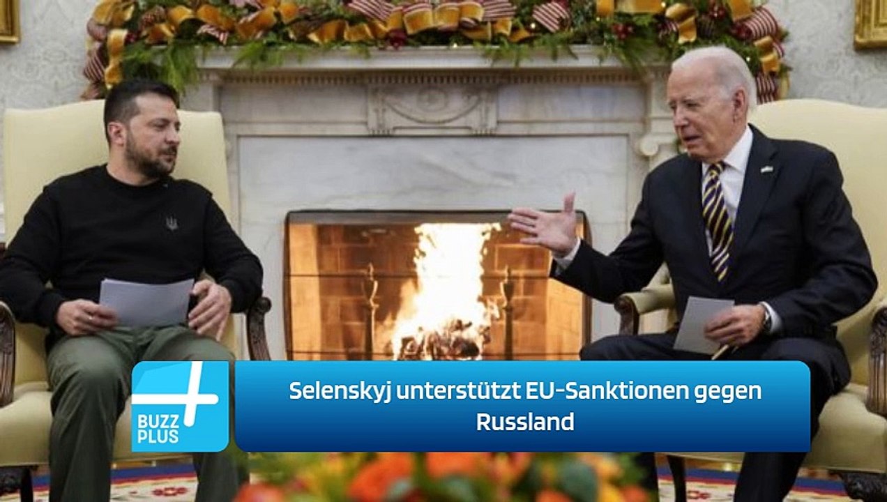 Selenskyj unterstützt EU-Sanktionen gegen Russland
