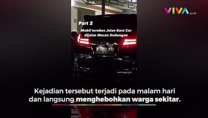 HEBOH! Mobil Alphard Maksa Terabas Jalanan yang Baru Dicor
