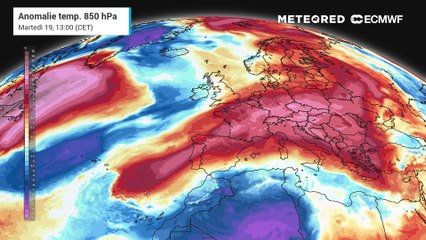 Anomalia Termica Positiva su Europa 🌡️