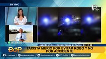 Confirman que no fue accidente: adulto mayor fue atropellado cuando trató de evitar robo de su taxi