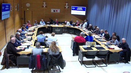 Vidéo du conseil municipal du 18 décembre 2023