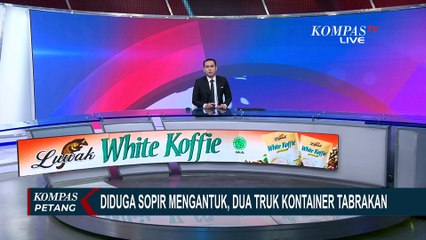 Truk Kontainer Kecelakaan hingga Muatan Tumpah ke Jalan! Polres Karawang: Diduga Sopir Mengantuk