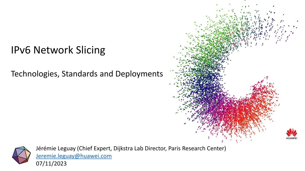 Network Slicing IPv6 avec Huawei