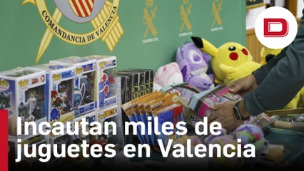 La Guardia Civil incauta más de 10.000 juguetes en Valencia por incumplir las condiciones de seguridad