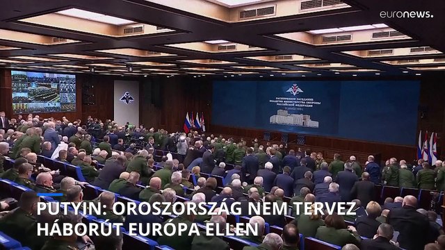 Putyin: Oroszország nem tervez háborút Európa ellen
