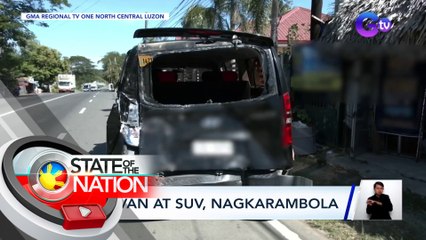 Bus, van at SUV, nagkarambola | SONA