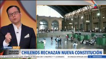 Chilenos rechazan una nueva Constitución