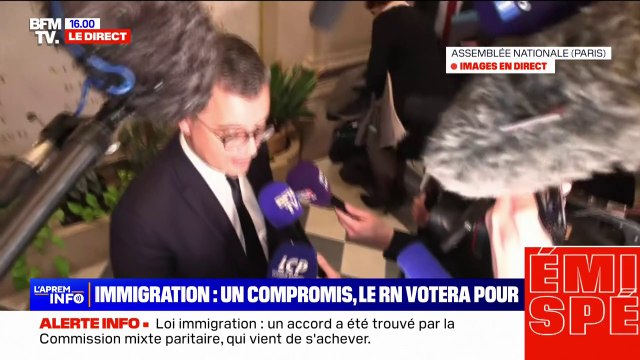 Loi immigration: Sur les 27 articles initiaux du gouvernement, seul un a été retiré , souligne Gérald Darmanin