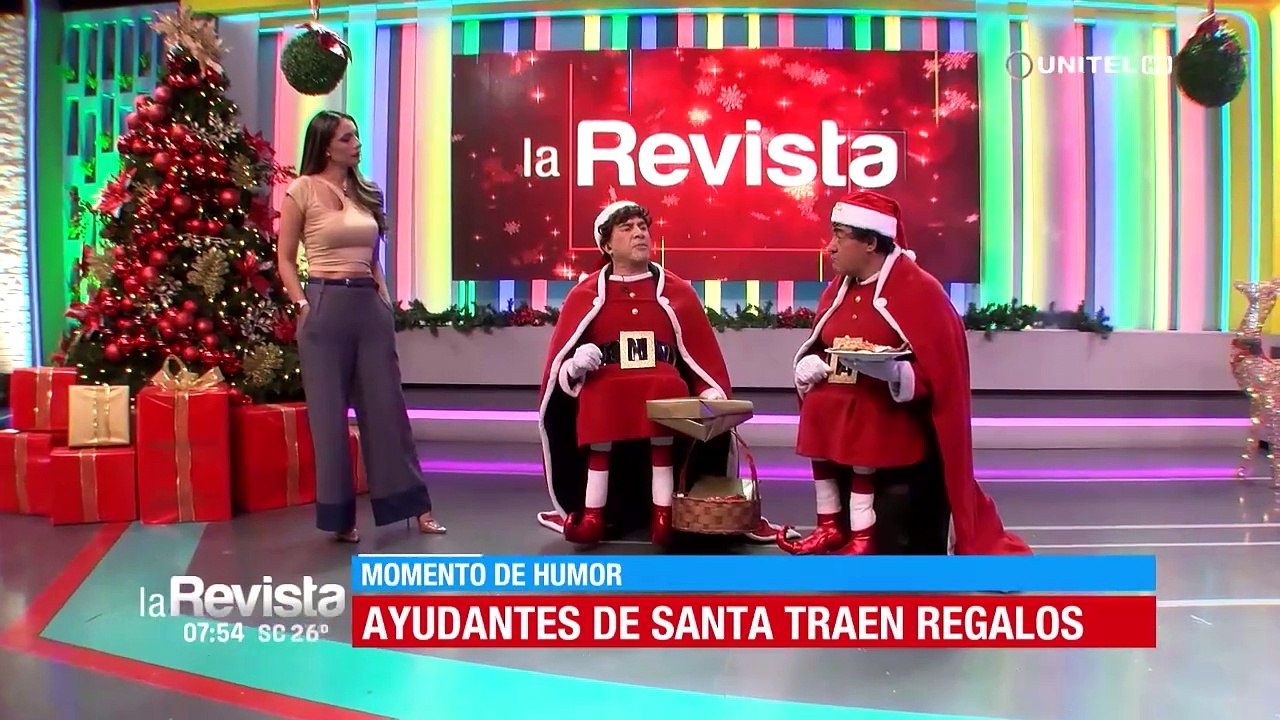 Humor: El regalo de los ayudantes de Santa Claus que generó un ataque de risa en Tatiana Zegarra