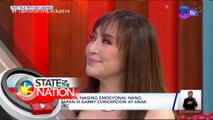 Sharon Cuneta, naging emosyonal nang mapag-usapan ang ex-husband na si Gabby Concepcion at anak nilang si KC | SONA